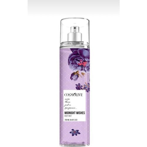 COSMOLIVE BODY MIST 250 ml Midnight Wishes / The Excellent Composition of Nature With the Fruit and Floral Essences / Natural Life - Natural Bazaar