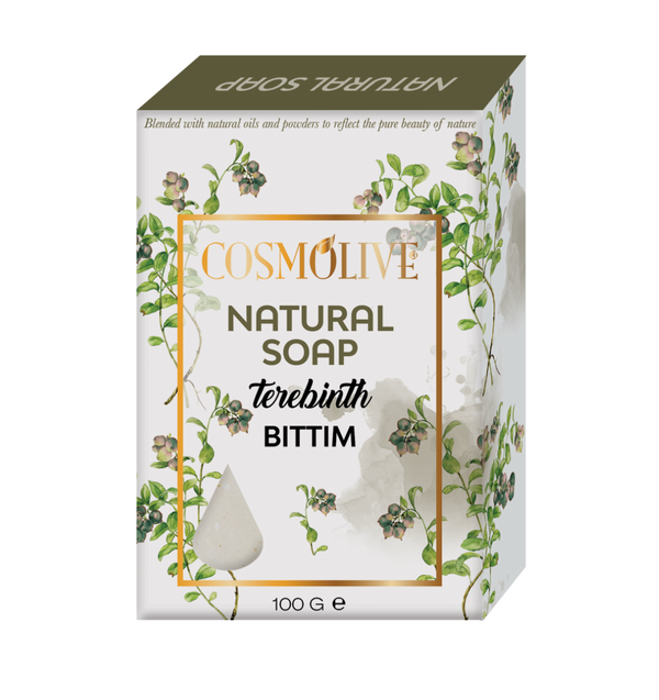 COSMOLIVE  TAREBIRTH NATURAL SOAP 100 g Handmade Soap / Against Acne Problems / For Eczema and Oily Hair