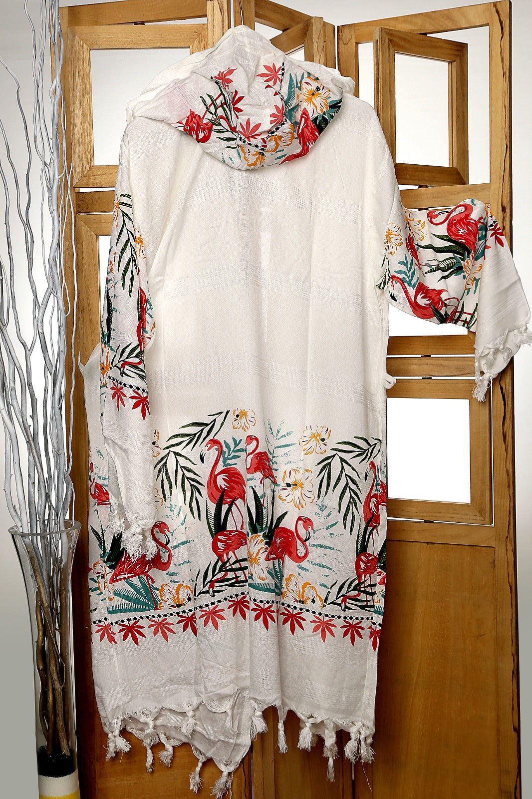 Bathrobe ORGANIC BAMBOO Turkish Lightweight Hooded Pesthemal Bathrobe Luxury/Kimono- bridal party - bridesmades robe/Beach-spa robe/ Sale/ Fast Delivery - Natural Bazaar