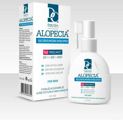 Alopecia Anti Hair Loss Serum Dermal Spray 60 Ml - %5 Procapil New Box