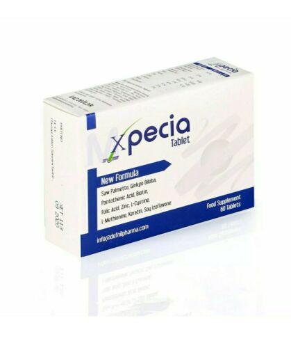 Xpecia FOR MEN 750mg X 60 TABLET FOR HAIR LOSS TREATMENTS 2026